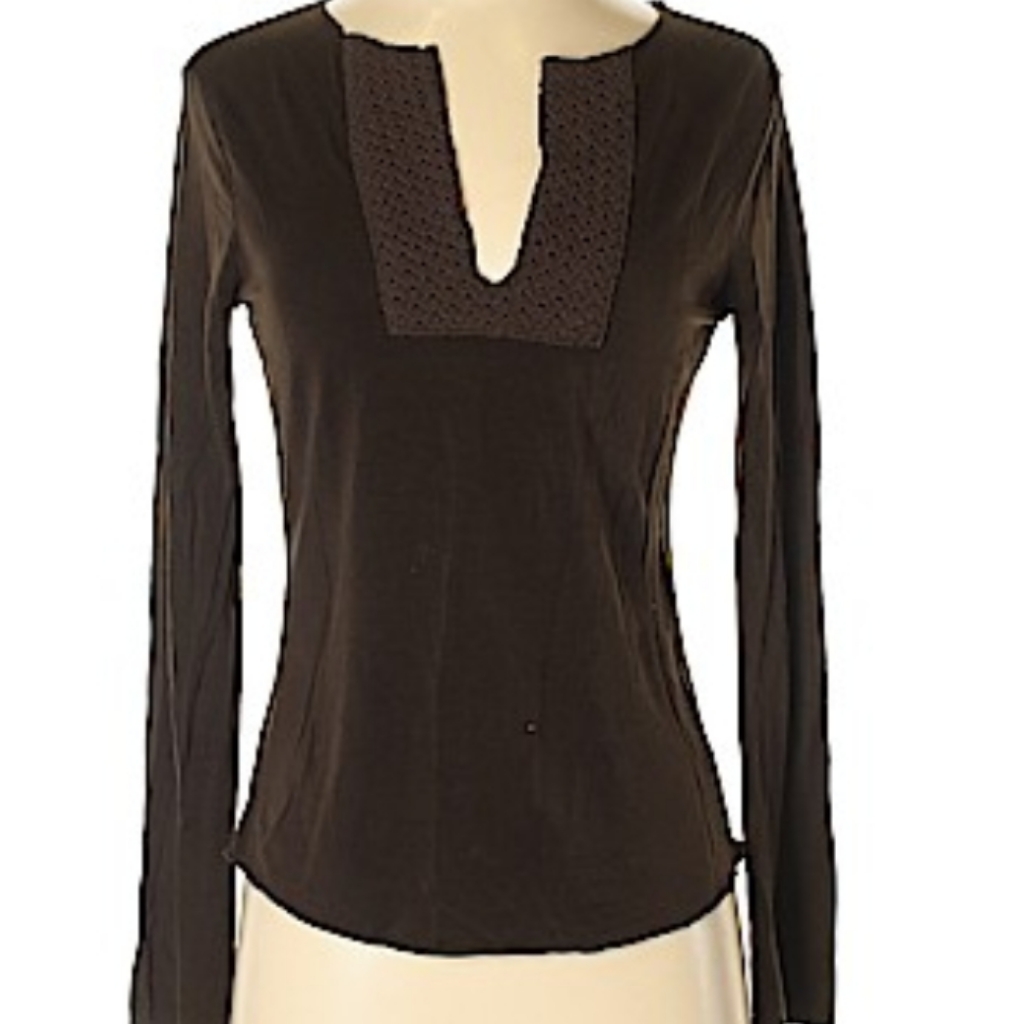 J. Crew Brown V-Neck